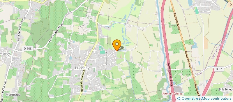 localisation de l'entreprise SCI DU QUATORZE  LUCENAY