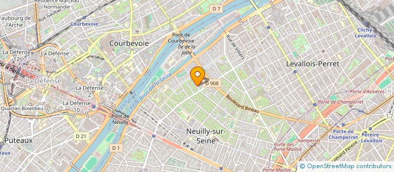 localisation de l'entreprise SCI DU QUATORZE RUE LUCIEN JEANNIN à NEUILLY-SUR-SEINE