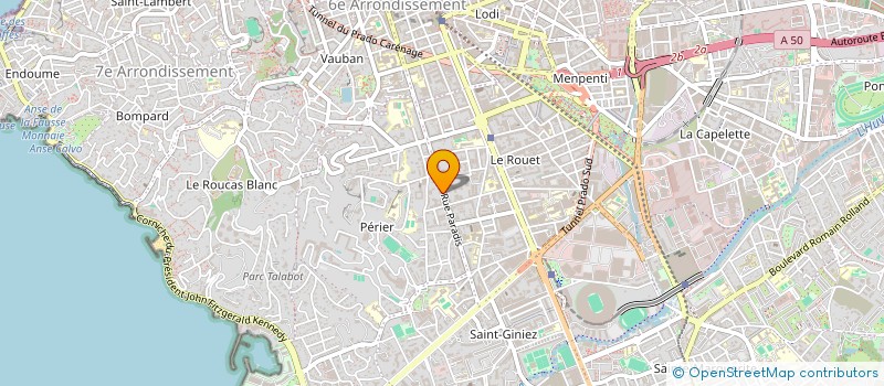 localisation de l'entreprise SCI DU QUATRE CENT DIX RUE PARADIS à MARSEILLE