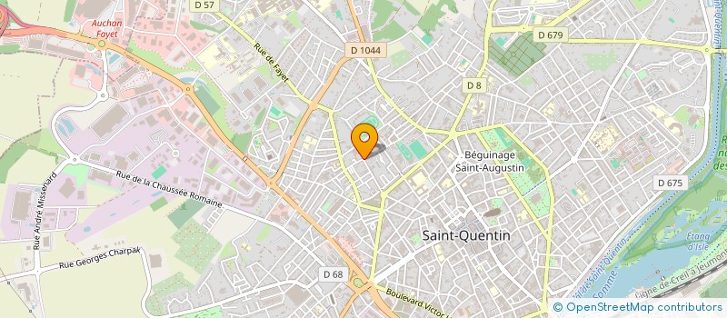 localisation de l'entreprise SCI DU QUATRE QUART à SAINT-QUENTIN