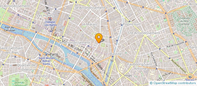 localisation de l'entreprise SCI DU QUATRIEME  PARIS