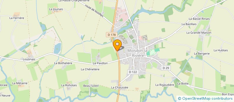 localisation de l'entreprise SCI DU QUEBEC  MOISDON-LA-RIVIERE