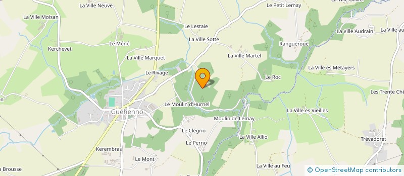 localisation de l'entreprise SCI DU QUENELEC  GUEHENNO