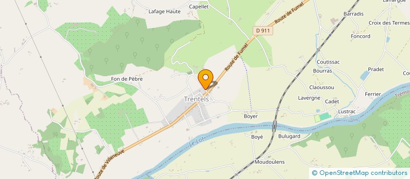 localisation de l'entreprise SCI DU QUERS  FRESPECH