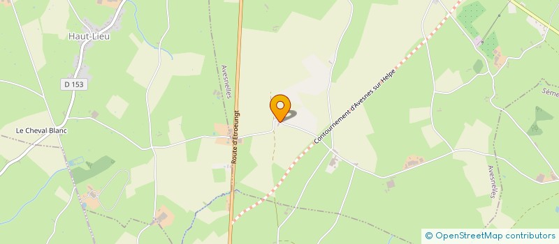 localisation de l'entreprise SCI DU QUESNE SOLFERINO  AVESNELLES