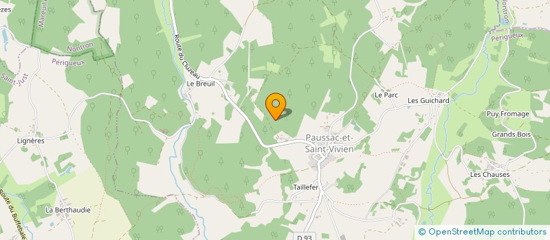 localisation de l'entreprise SCI DU QUEYREL à BRANTOME EN PERIGORD