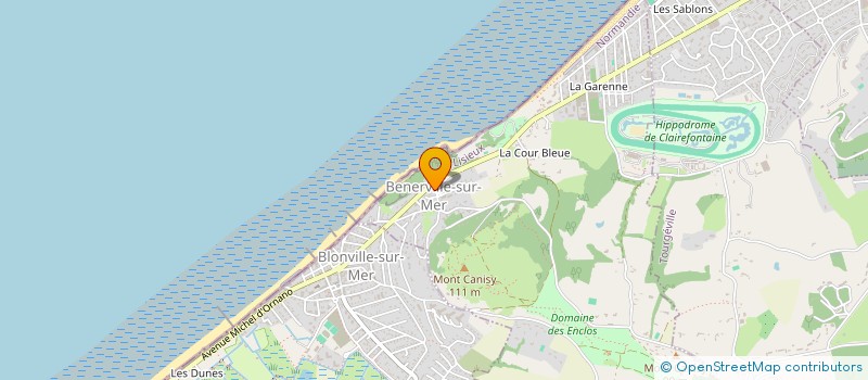 localisation de l'entreprise SCI DU QUIEVRU à BLONVILLE-SUR-MER