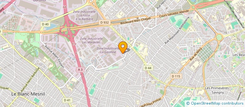 localisation de l'entreprise SCI DU QUINCONCE à AULNAY-SOUS-BOIS
