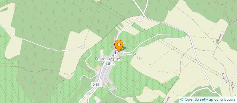 localisation de l'entreprise SCI DU QUINTAL  FONTENAY-PRES-CHABLIS
