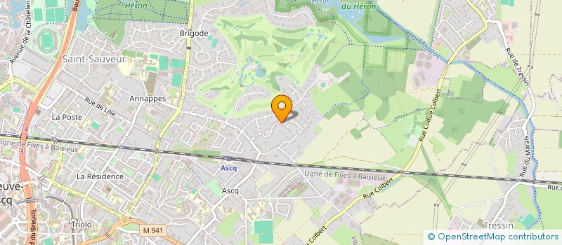 localisation de l'entreprise SCI DU QUINTIDI à VILLENEUVE-D'ASCQ