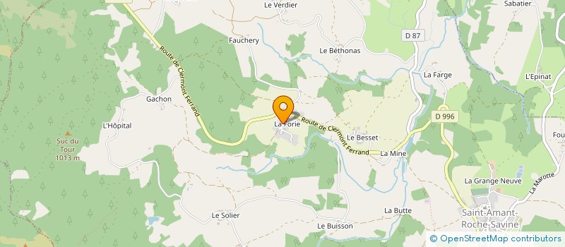 localisation de l'entreprise SCI DU QUINZE  SAINT-AMANT-ROCHE-SAVINE