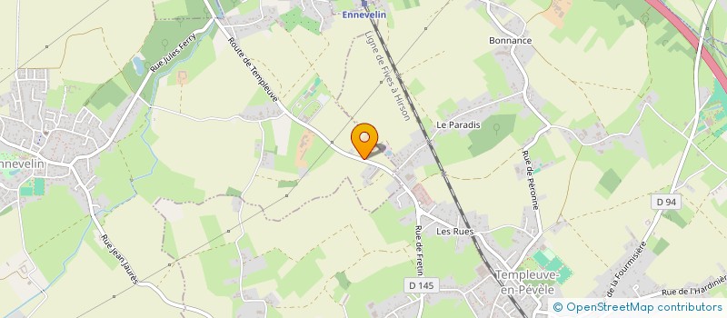 localisation de l'entreprise SCI DU QUINZE RUE DE ROUBAIX à ENNEVELIN