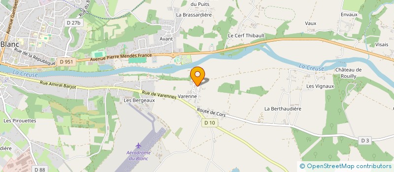 localisation de l'entreprise SCI DU RABAULT à POULIGNY-SAINT-PIERRE