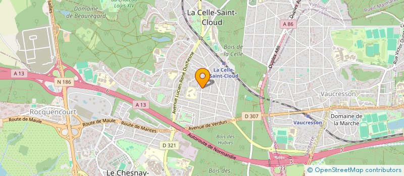 localisation de l'entreprise SCI DU RABOIS  LE CHESNAY-ROCQUENCOURT