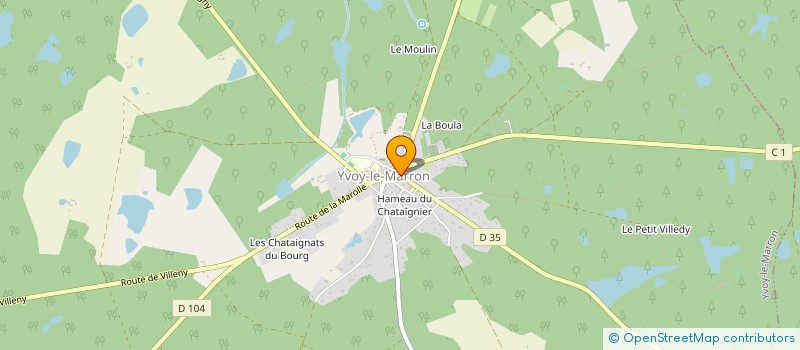 localisation de l'entreprise SCI DU RABOT  YVOY-LE-MARRON