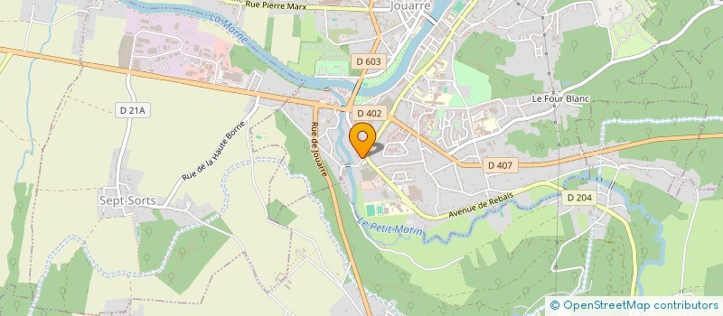 localisation de l'entreprise SCI DU RADAR à LA FERTE-SOUS-JOUARRE