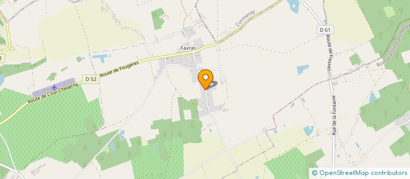 localisation de l'entreprise SCI DU RAGOT  CELLETTES