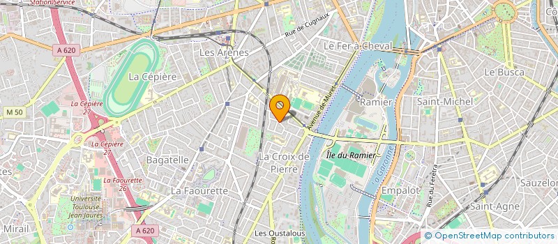 localisation de l'entreprise SCI DU RAHUS à TOULOUSE