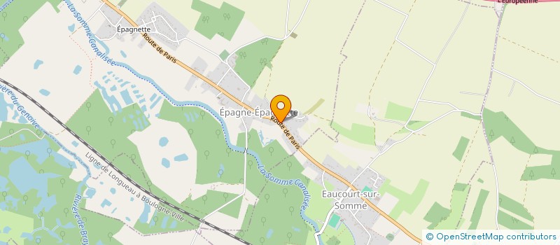 localisation de l'entreprise SCI DU RAIL  EPAGNE-EPAGNETTE