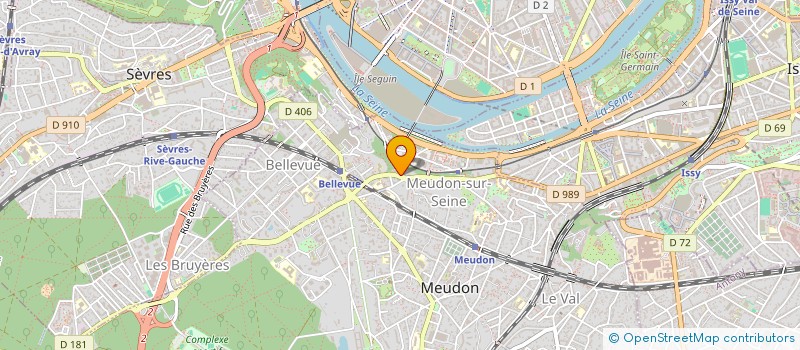 localisation de l'entreprise SCI DU RAIL à MEUDON