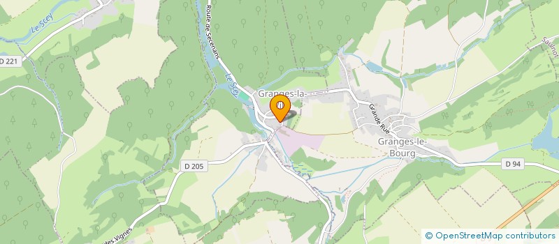 localisation de l'entreprise SCI DU RAIL  GRANGES-LE-BOURG