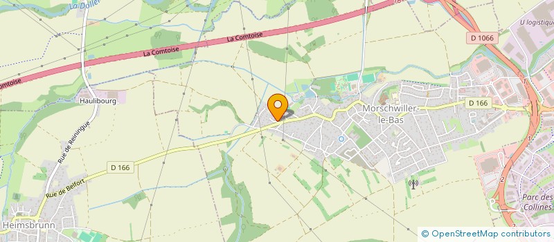 localisation de l'entreprise SCI DU RAISIN SEC  MORSCHWILLER-LE-BAS