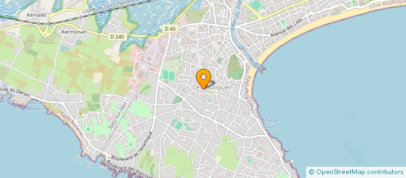 localisation de l'entreprise SCI DU RALLIN  LE POULIGUEN