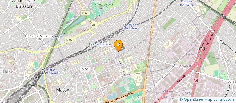 localisation de l'entreprise SCI DU RAMEAU à BOURG-LA-REINE