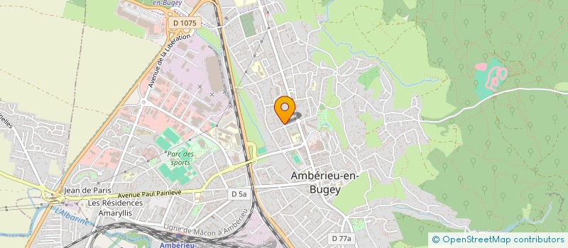 localisation de l'entreprise SCI DU RAMEQUIN  AMBERIEU-EN-BUGEY