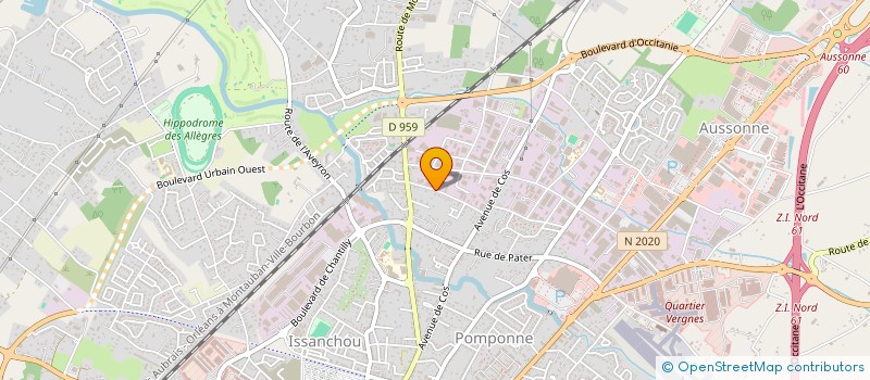 localisation de l'entreprise SCI DU RAMIER DE LARFA  MONTAUBAN