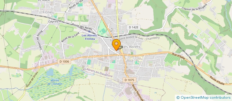 localisation de l'entreprise SCI DU RANDON  LES ABRETS-EN-DAUPHINE