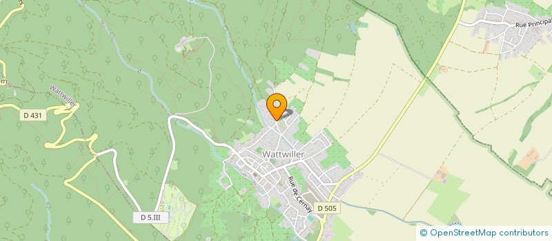 localisation de l'entreprise SCI DU RANGEN  WATTWILLER