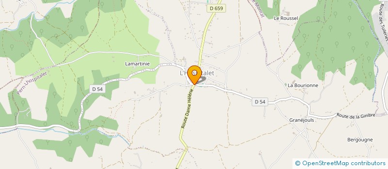 localisation de l'entreprise SCI DU RANQUET  SAINT-PAUL-FLAUGNAC