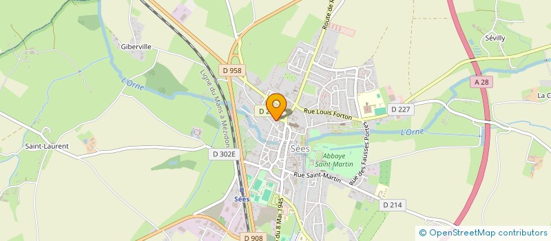 localisation de l'entreprise SCI DU RASLE à SEES