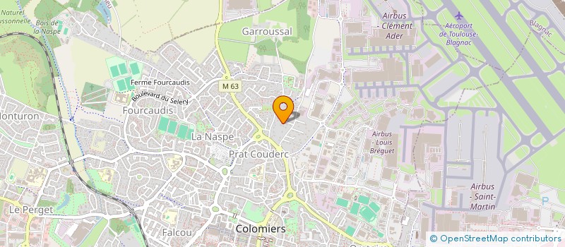 localisation de l'entreprise SCI DU RAVELIN à COLOMIERS