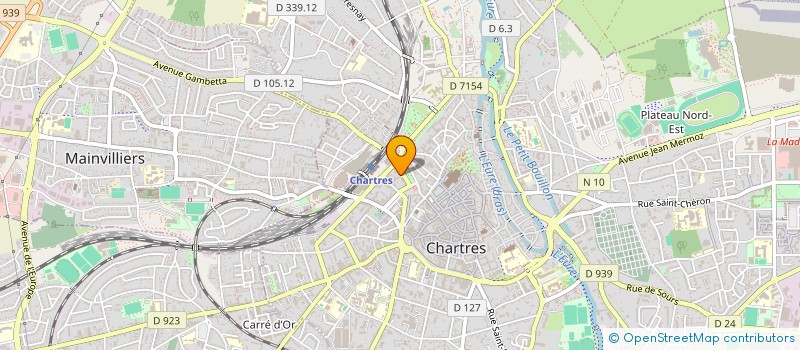 localisation de l'entreprise SCI DU RAVIN à CHARTRES