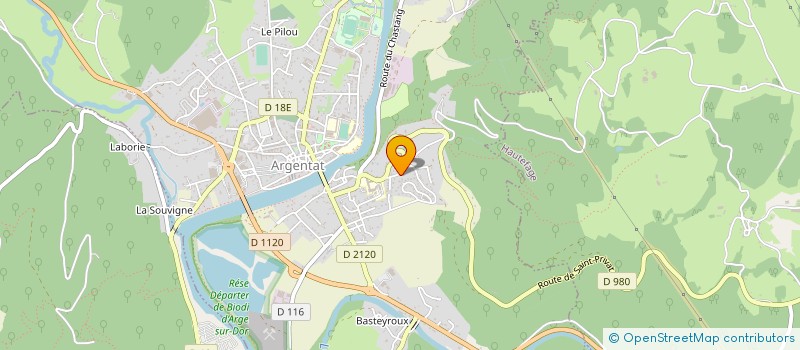 localisation de l'entreprise SCI DU RAZ à ARGENTAT-SUR-DORDOGNE