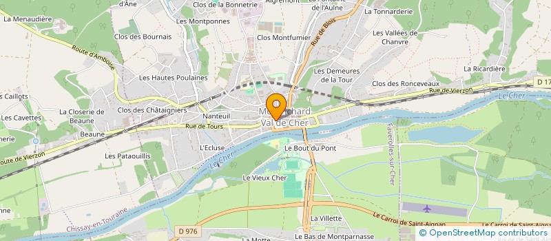 localisation de l'entreprise SCI DU RAZES à MONTRICHARD-VAL-DE-CHER