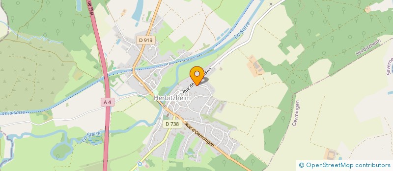 localisation de l'entreprise SCI DU REBBERG  HERBITZHEIM