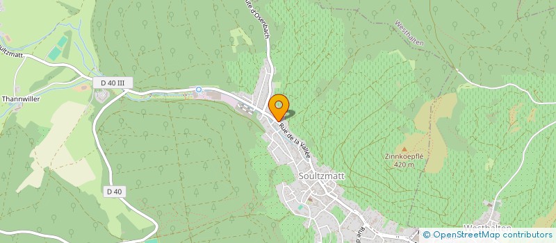 localisation de l'entreprise SCI DU REBBERG  SOULTZMATT