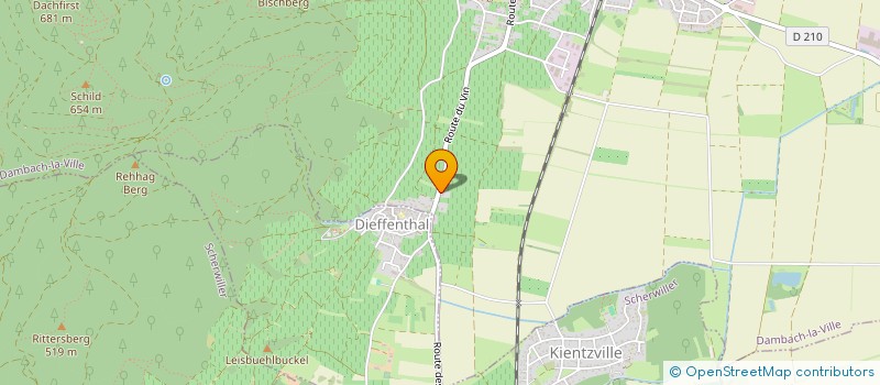 localisation de l'entreprise SCI DU REBBRONN  DAMBACH-LA-VILLE