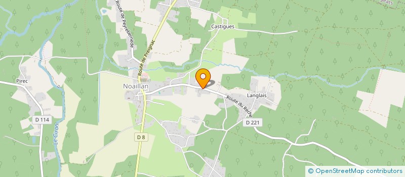 localisation de l'entreprise SCI DU RECHE  NOAILLAN