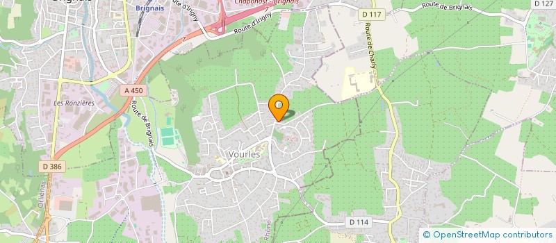 localisation de l'entreprise SCI DU RECOU  MILLERY