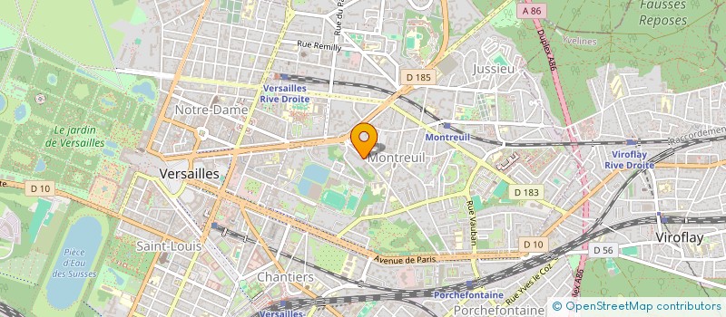 localisation de l'entreprise SCI DU REFUGE à VERSAILLES