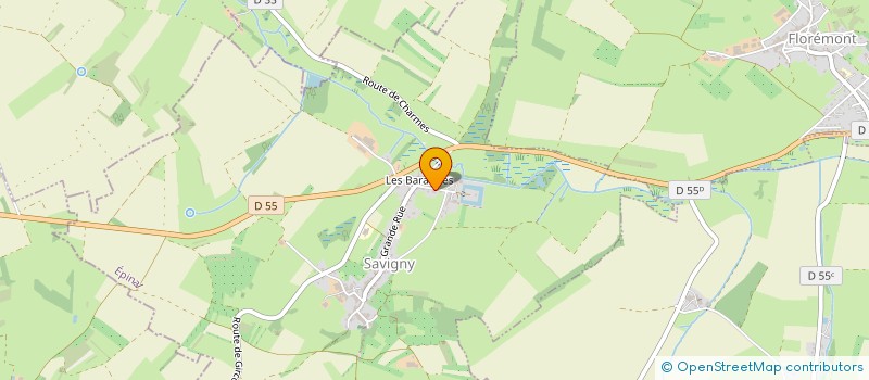 localisation de l'entreprise SCI DU REFUGE DU THEM  SAVIGNY