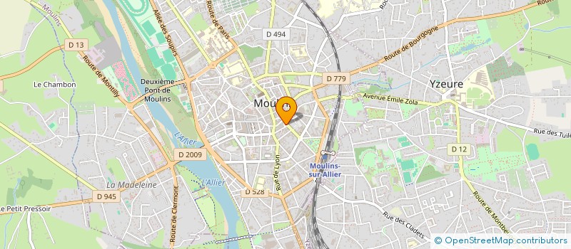 localisation de l'entreprise SCI DU REGARD à MOULINS