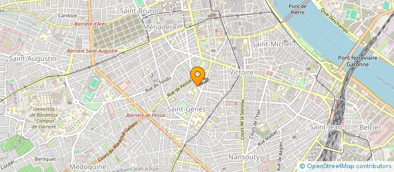 localisation de l'entreprise SCI DU REGARD  BORDEAUX