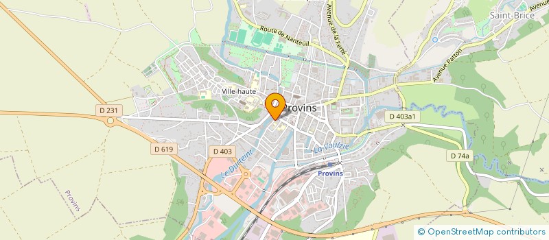 localisation de l'entreprise SCI DU REILHOUS  PROVINS