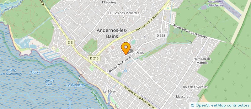 localisation de l'entreprise SCI DU RELAIS  ANDERNOS-LES-BAINS