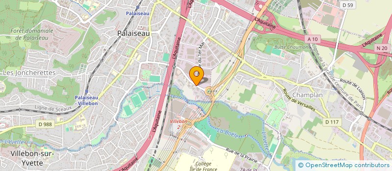 localisation de l'entreprise SCI DU RELAIS à PALAISEAU